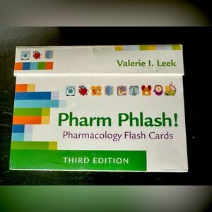 Nursing school flash cards